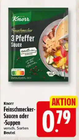 Elli Markt Knorr Feinschmecker-Saucen oder -Suppen Angebot