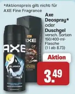 Famila Nord West Axe Deospray oder Duschgel Angebot