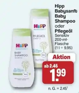 Famila Nord West Hipp Babysanft Baby Shampoo oder Pflegeöl Angebot