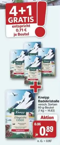 Famila Nord West Kneipp Badekristalle Angebot
