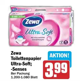 HIT Zewa Toilettenpapier Ultra-Soft; -Senses Angebot
