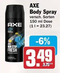 HIT AXE Body Spray Angebot