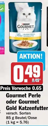 HIT Gourmet Perle oder Gourmet Gold Katzenfutter Angebot