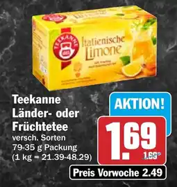 HIT Teekanne Italienische Limone Angebot