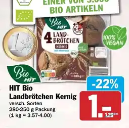 HIT HIT Bio Landbrötchen Kernig Angebot