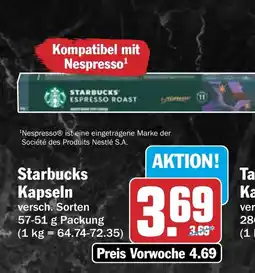 HIT Starbucks Kapseln Angebot