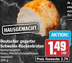 HIT Deutscher gegarter Schweine-Rückenbraten Angebot