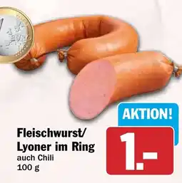 HIT Fleischwurst/Lyoner im Ring Angebot