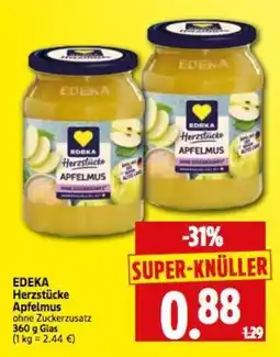 Edeka Herkules EDEKA Herzstücke Apfelmus Angebot