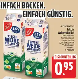 EDEKA Wucherpfennig Frische Weide Vollmilch* GUT&GÜNSTIG Angebot