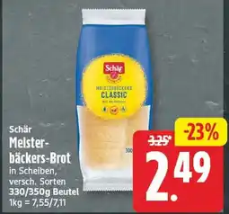 EDEKA Wucherpfennig Schär Meister-bäckers-Brot Classic Angebot