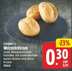 EDEKA Wucherpfennig Schäfer's Weizenbrötchen Angebot