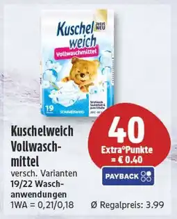 EDEKA Wucherpfennig Kuschelweich Vollwaschmittel Angebot