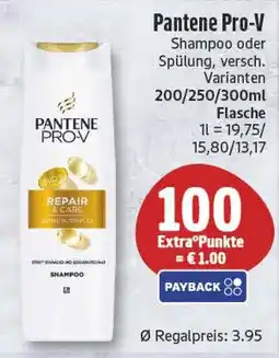 EDEKA Wucherpfennig Pantene Pro-V Shampoo oder Spülung Angebot