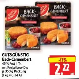 Edeka Herkules GUT&GÜNSTIG Back-Camembert Angebot