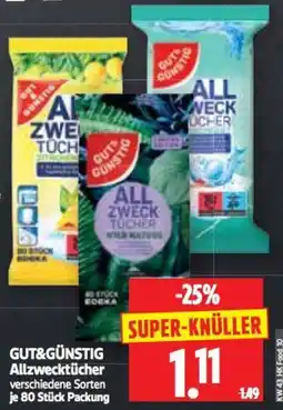 Edeka Herkules GUT&GÜNSTIG Allzwecktücher Angebot