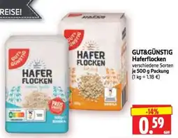 Edeka Herkules GUT&GÜNSTIG Haferflocken Angebot