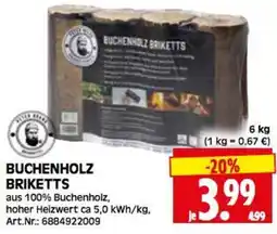 Herkules Baumarkt BUCHENHOLZ BRIKETTS Angebot