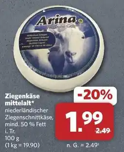 Combi Arina Ziegenkäse mitteltalt Angebot