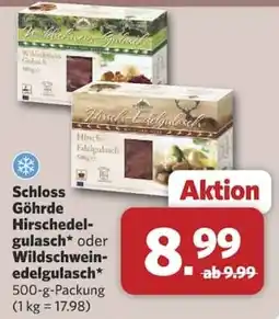 Combi Schloss Gohrde Hirschedelgulasch* oder Wildschwein-edelgulasch* Angebot