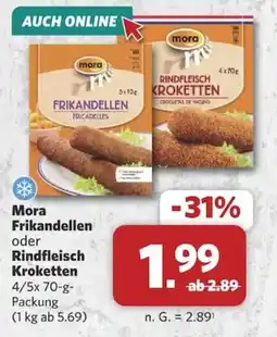 Combi Mora Frikandellen oder Rindfleisch Kroketten Angebot