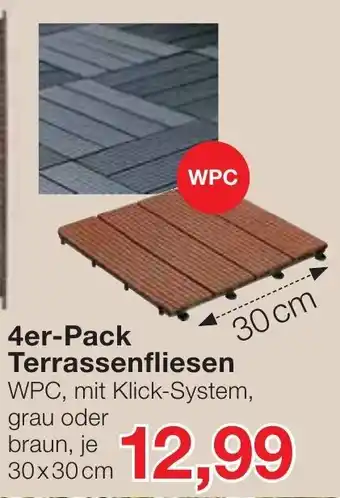 Jawoll Terrassenfliesen 4st Angebot