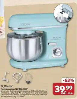 Famila Nord West BOMANN Knetmaschine KM 6030 CB* Angebot