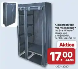 Famila Nord West Kleiderschrank mit Vliesbezug* Angebot