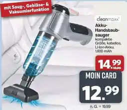 Famila Nord West cleanmaxx Akku-Handstaubsauger Angebot