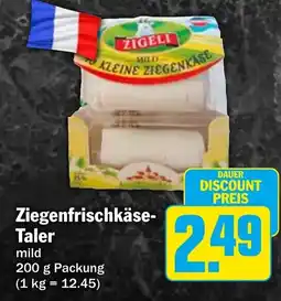 HIT ZIGELI Ziegenfrischkäse-Taler mild Angebot