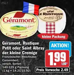 HIT Géramont, Rustique Petit oder Saint Albray Angebot
