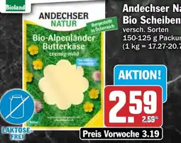 HIT ANDECHSER NATUR Bio-Alpenländer Butterkäse Angebot