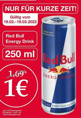 Woolworth Red Bull Energy Drink Angebot