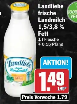 HIT Landliebe frische Landmilch Angebot