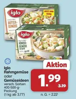 Famila Nord West iglo Rahmgemüse oder Gemüseideen Angebot