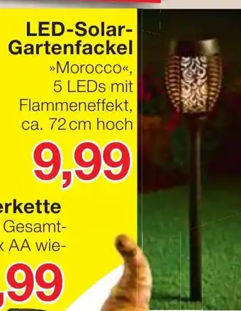 Jawoll LED-Solar-Gartenfackel Morocco Angebot