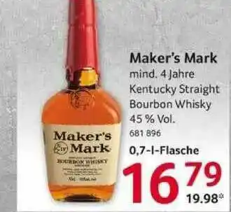 Selgros Maker's Mark Angebot