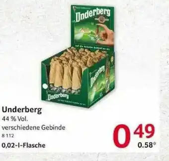 Selgros Underberg Angebot