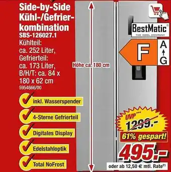 Poco Side By Side Kühl Gefrier Kombination Angebot