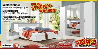 Poco Schlafzimmer, Kleiderschrank, Futonbett Ink 2 Nachtkonsolen Angebot