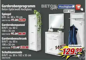 Poco Garderobeprogramm Angebot