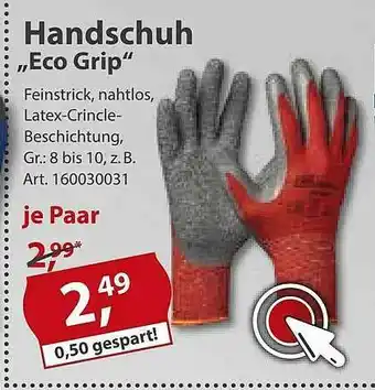 Sonderpreis Baumarkt Handschuh „eco Grip“ Angebot