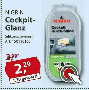 Sonderpreis Baumarkt Nigrin Cockpit-glanz Angebot