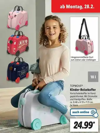 Lidl Topmove Kinder-reisekoffer Angebot