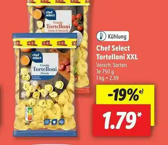 Lidl Chef Select Tortelloni XXL Angebot