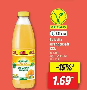 Lidl Solevita Orangensaft Angebot