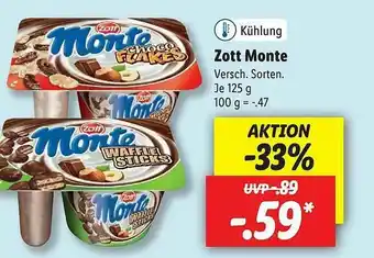 Lidl Zott Monte Angebot