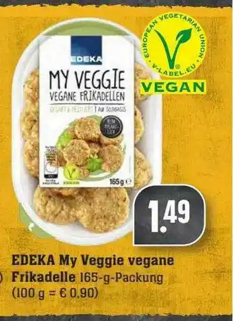 Scheck-in-Center Edeka My Veggie Vegane Frikadelle Angebot