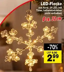 Krümet Sonderposten LED-Flocke Angebot