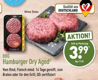 Aldi Nord BBQ Hamburger Dry Aged 340g Angebot